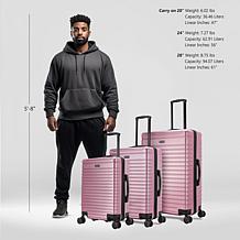 InUSA Deep Lightweight Hardside Spinner 3pc Set