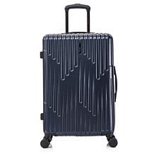 InUSA Drip Lightweight Hardside 24" Checked Bag Spinner Suitcase