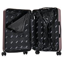 InUSA Drip Lightweight Hardside 24" Checked Bag Spinner Suitcase