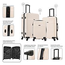 InUSA Resilience 3-Piece Hardside Luggage Set
