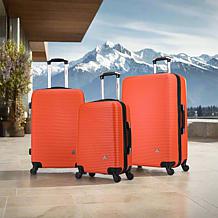 InUSA Royal 3-Piece Hardside Luggage Set with 360º Spinner Wheels