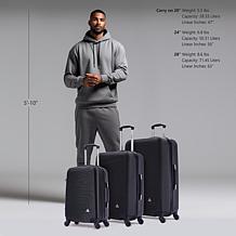 InUSA Royal Lightweight Hardside Spinner 3pc Set