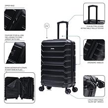InUSA Trend 24" Hardside Lightweight Spinner Luggage