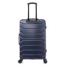 InUSA Trend 28" Large Checked Suitcase with Spinner Wheels
