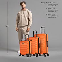 InUSA Trend 3-Piece Lightweight Hardside Spinner Luggage Set