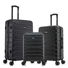 InUSA Trend 3-Piece Lightweight Hardside Spinner Luggage Set