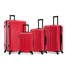 InUSA Vasty Lightweight Hardside Spinner 4 Piece Luggage Set