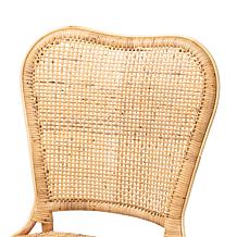 Irene Boho Rattan Dining Chair 20.9"W x 23.6"D x 37.4"H