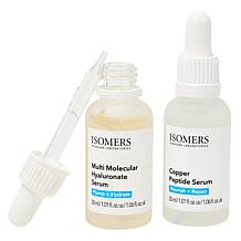 Isomers Skincare Copper Peptide and Hyaluronate Serum Duo