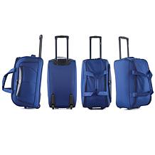 IZOD Carol 4pc Lightweight Rolling Duffel Bag w/Telescopic Handle