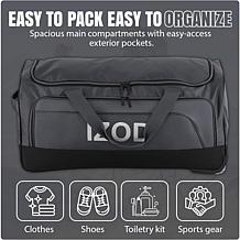 IZOD Katy 30" Rolling Duffel Bag with Wheels & Telescopic Handle