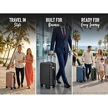 IZOD Mateo 20" Carry-On Hardside Luggage with Spinner Wheels
