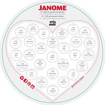 Janome Decorative Tin with 30 Spools of Thread
