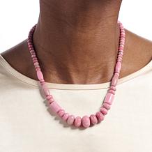 Jay King 18-1/4" Argentinian Rhodonite Beaded Necklace