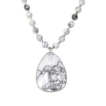 Jay King 36" Sterling Silver Pear Drop Necklace