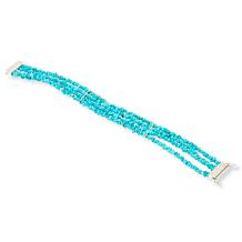 Jay King 4-Strand 6-3/4" Chilean Turquoise Bracelet w/Magnetic Clasp