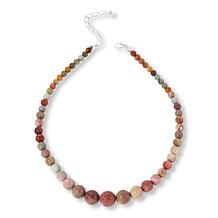 Jay King African Rainbow Chalcedony Graduated Bead 18" Necklace