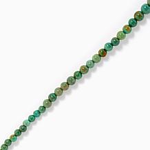 Jay King Alicia Turquoise 22" Beaded Necklace with Removable Sterli...