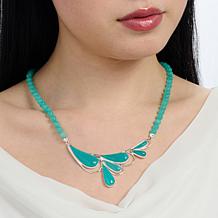 Jay King Amazonite Necklace, Sterling Silver