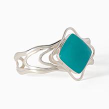 Jay King Amazonite Sterling Silver Cuff Bracelet