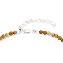 Jay King Australian Dendritic Opal Pendant with Beaded Necklace