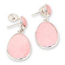 Jay King Australian Pink Opal Sterling Silver Dangle Earrings