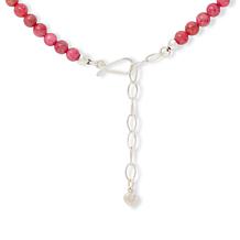 Jay King Baroque Rose Rhodonite & Amazonite Necklace