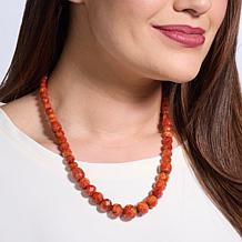 Jay King Branch Coral Sterling Silver Necklace