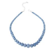 Jay King Cashmere Blue Anhydrite Graduated Bead Necklace
