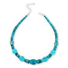 Jay King Chilean Royal Blue Turquoise Bead 18" Necklace