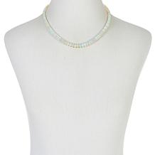 Jay King Ethiopian Vanilla Opal Bead Necklace