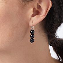 Jay King Fanjing Black Serpentine Bead Drop Earrings