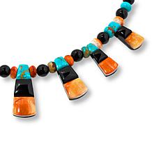 Jay King Gallery Collection Multigemstone Reversible 18" Necklace