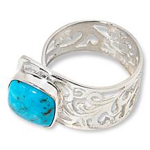 Jay King Gallery Collection Peruvian Turquoise Bypass Ring