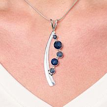 Jay King Gallery Collection Sterling Silver Sapphire Pendant