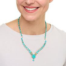 Jay King Gallery Collection Sterling Silver Tyrone Turquoise Necklace