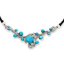 Jay King Gallery Collection Turquoise and Chalcedony 18" Necklace