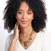 Jay King Heavenly Well Turquoise Beaded Sterling Silver Necklace