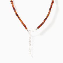 Jay King Hessonite Necklace, Sterling