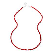 Jay King Indonesian Red Bamboo Coral Bead 36-1/4" Necklace