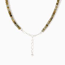 Jay King Labradorite Sterling Silver Beaded Necklace