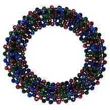 Jay King Malachite, Lapis and Garnet Bead Stretch Bracelet