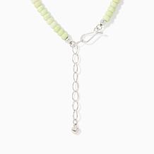 Jay King Malachite Pendant with African Meadow Beaded Necklace, Ste...