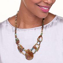 Jay King Multicolor Heavenly Well Turquoise 18-1/4" Necklace