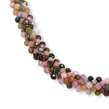 Jay King Multicolor Tourmaline Bead Woven 19" Necklace