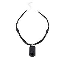 Jay King Phantom Nephrite Jade Pendant with Bead Necklace