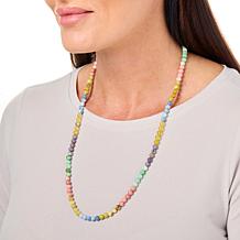 Jay King Rainbow Multi-Opal Bead 26-1/4" Necklace