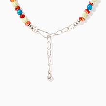 Jay King Spiny Oyster, Apatite & African Meadow Necklace