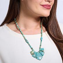 Jay King Spruce Mountain Turquoise Beaded Necklace