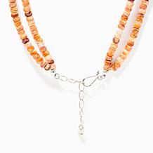 Jay King Sterling Silver 2-Strand Lion's Paw Shell Necklace